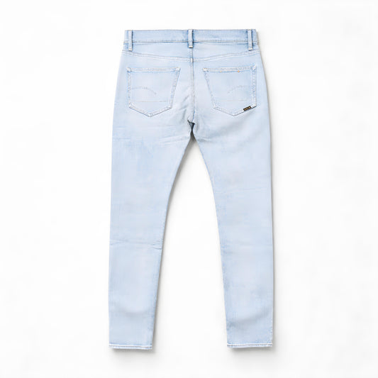 G-Star Raw Distressed Slim Fit Jeans -Light Blue