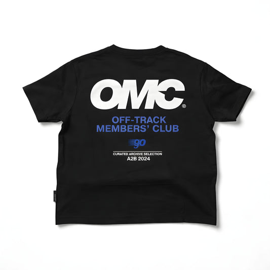 Jack & Jones OMC Off-Track Members' Club Graphic T-Shirt — Black