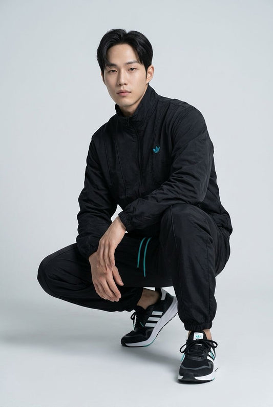 Adidas Originals x Liverpool FC Woven Track Pants — Black / Teal