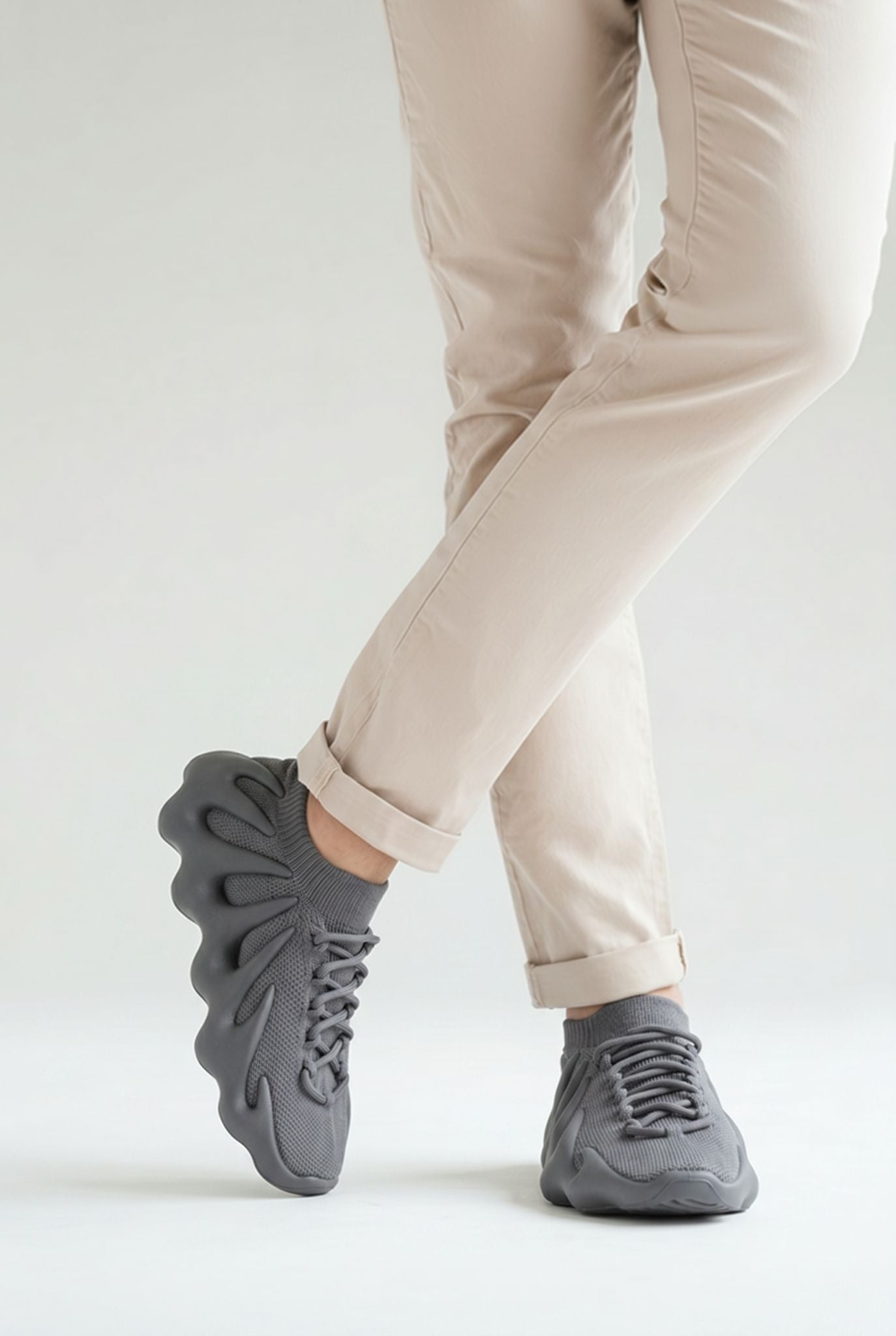 Curated Yeezy 450 'Stone Grey' Sneakers