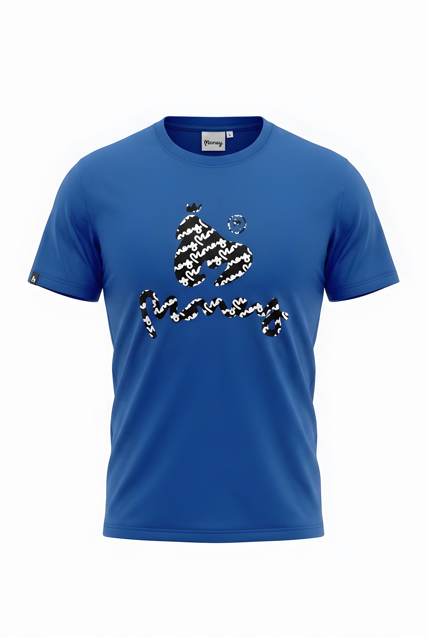 Money®️ Signature Logo Men's T-Shirt - BLUE