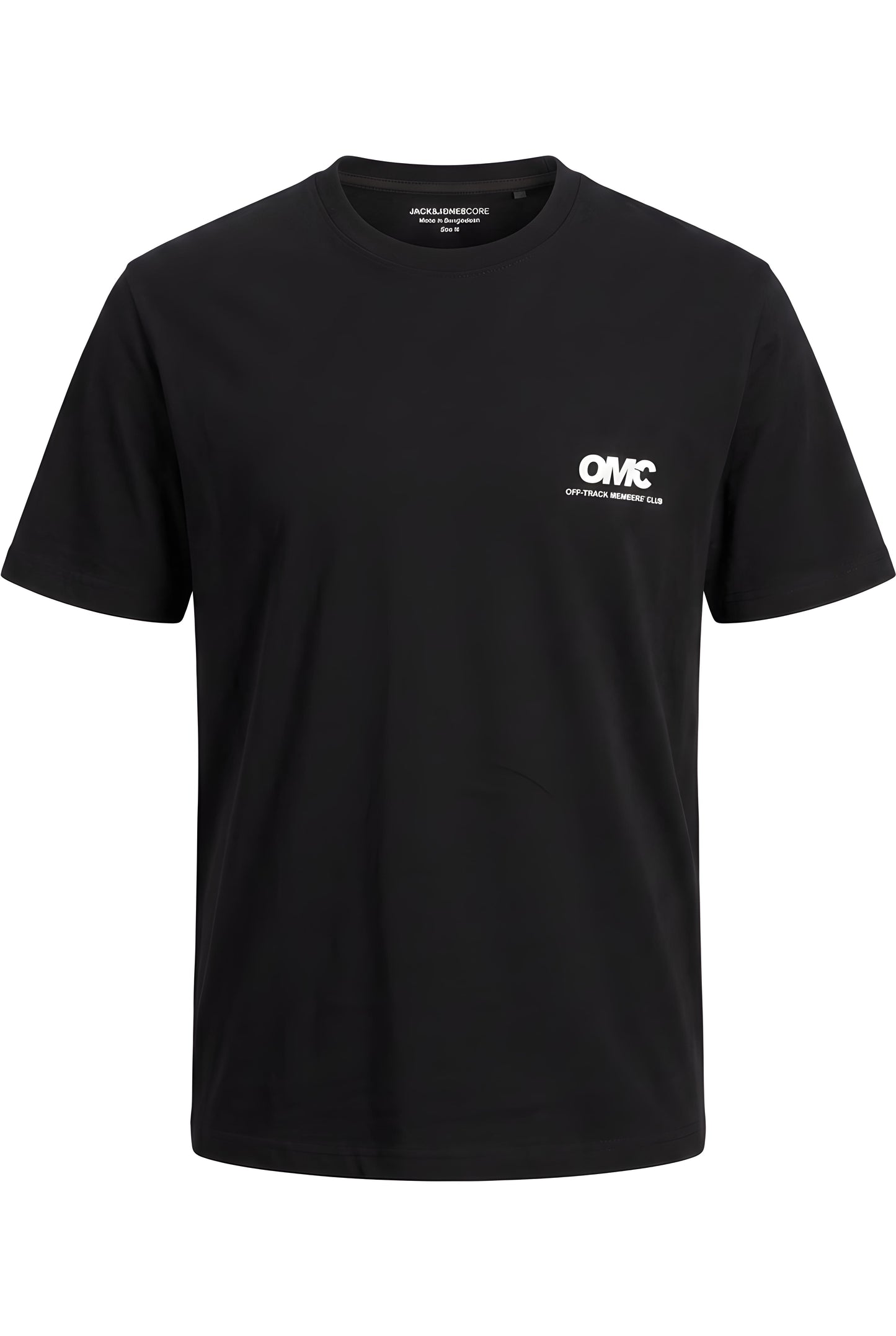Jack & Jones OMC Off-Track Members' Club Graphic T-Shirt — Black