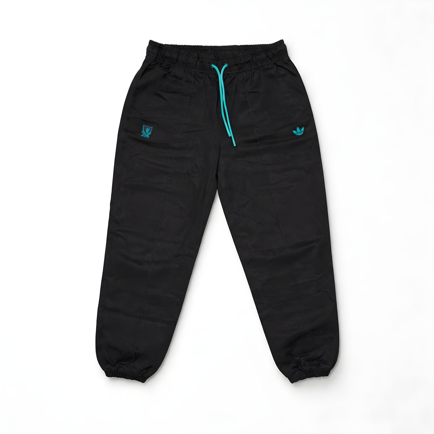 Adidas Originals x Liverpool FC Woven Track Pants — Black / Teal