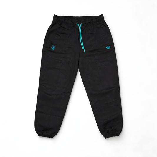 Adidas Originals x Liverpool FC Woven Track Pants — Black / Teal