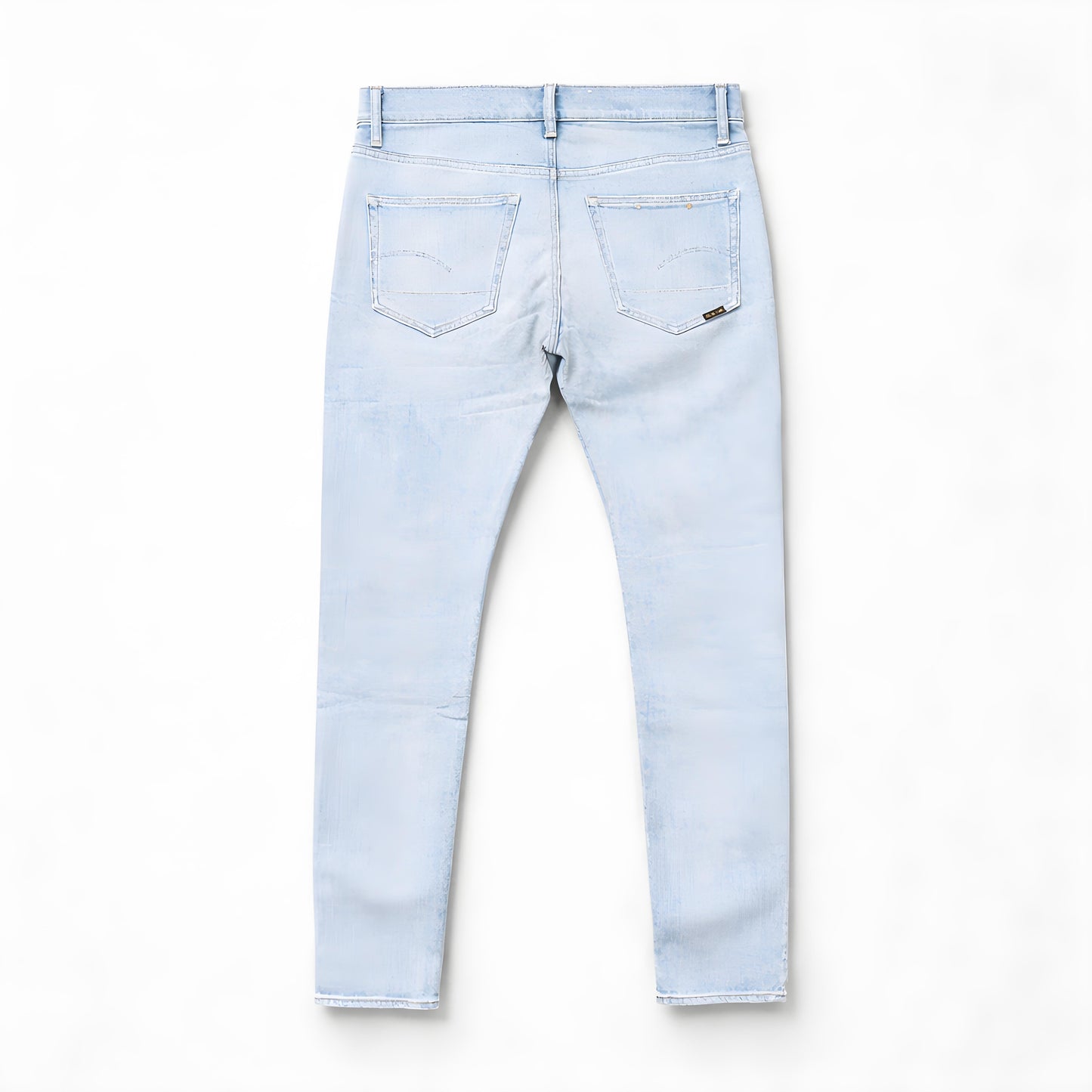 G-Star Raw Distressed Slim Fit Jeans -Light Blue