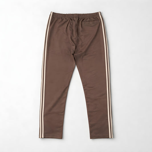 Adidas Originals Beckenbauer Track Pants — Earth Brown / Cream