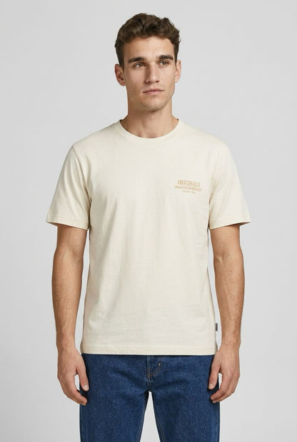 Jack & Jones Originals Studio Graphic T-Shirt - Beige