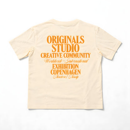 Jack & Jones Originals Studio Graphic T-Shirt - Beige