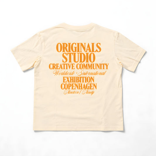 Jack & Jones Originals Studio Graphic T-Shirt - Beige