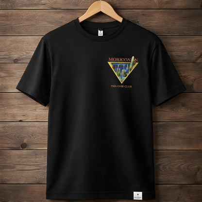 Rose London Moroccan Paradise Club Graphic T-Shirt - Black