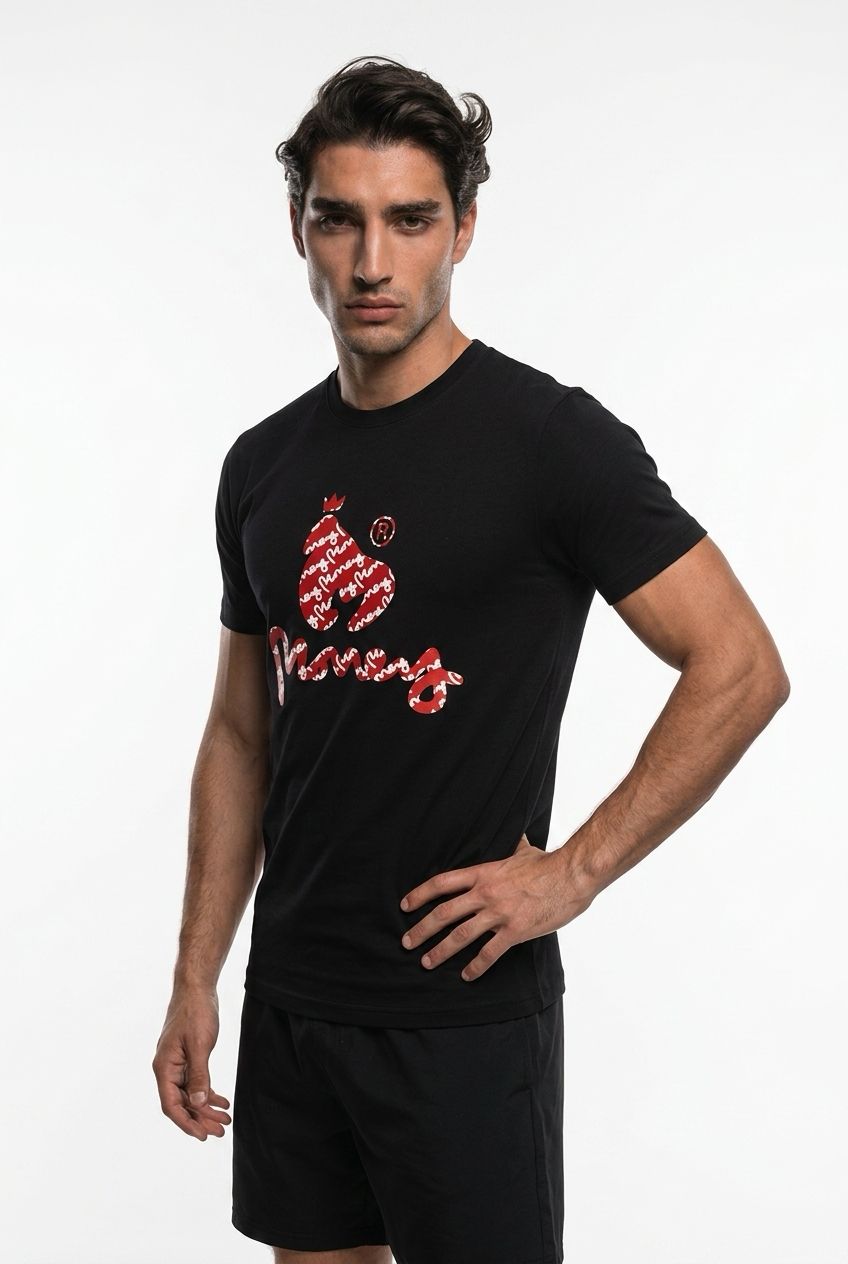Money®️ Signature Logo Men's T-Shirt - Black