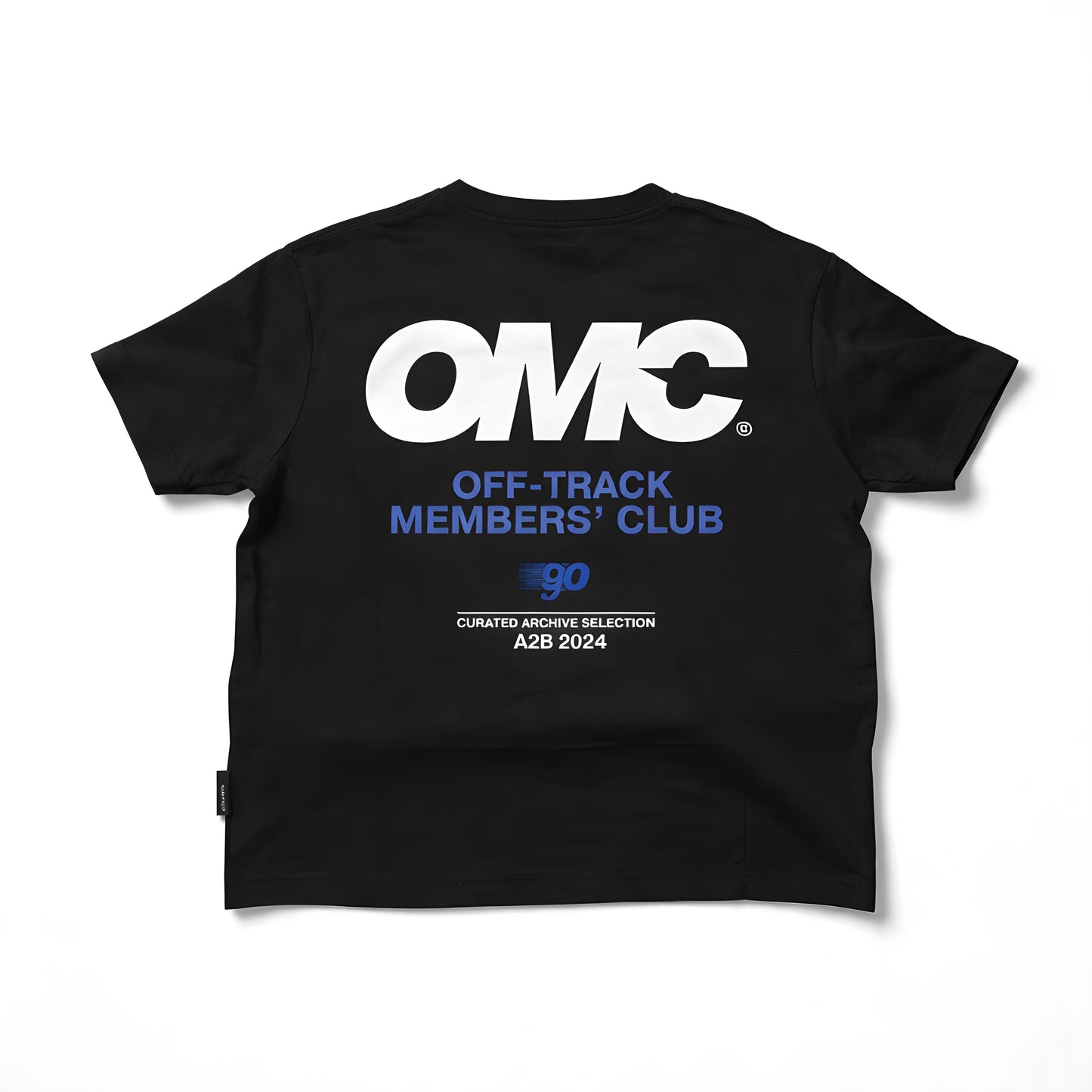 Jack & Jones OMC Off-Track Members' Club Graphic T-Shirt — Black