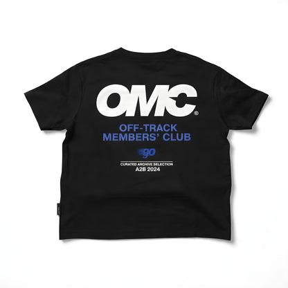 Jack & Jones OMC Off-Track Members' Club Graphic T-Shirt — Black
