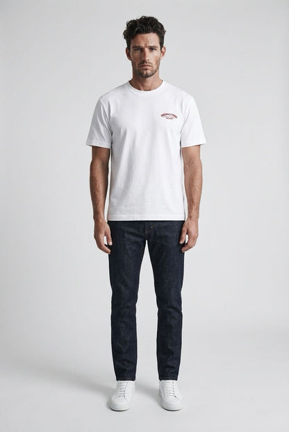 Jack & Jones Originals Studio Worldwide Graphic T-Shirt — White