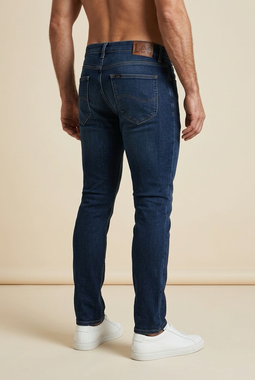 Lee Straight Men's Jeans — Dark Navy / Rinse Wash