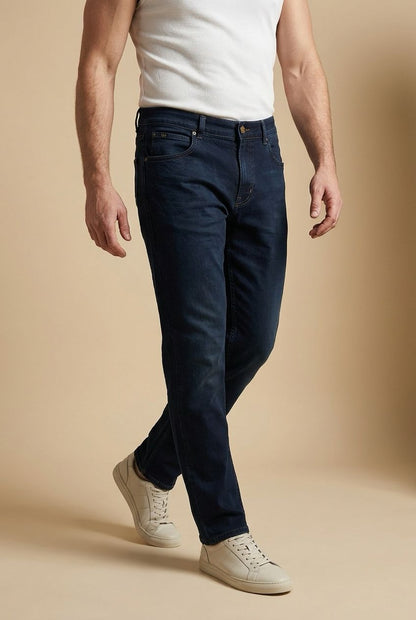 Lee Straight Men's Jeans — Dark Navy / Rinse Wash