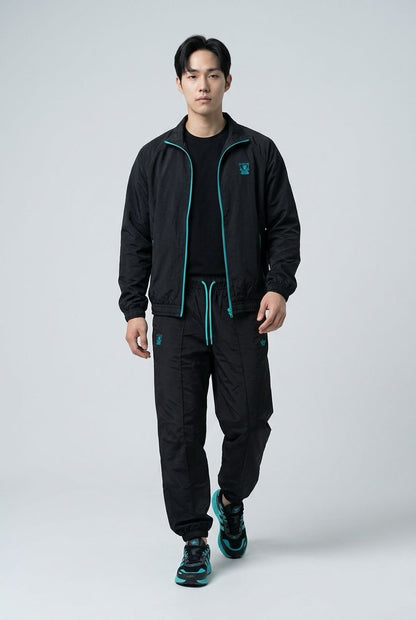 Adidas Originals x Liverpool FC Woven Track Pants — Black / Teal