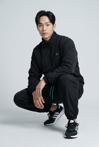 Adidas Originals x Liverpool FC Woven Track Pants — Black / Teal