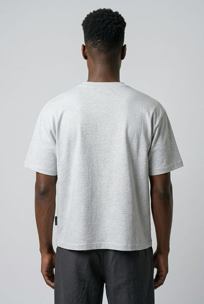 Jack & Jones Project Core Logo T-Shirt — Grey Marl