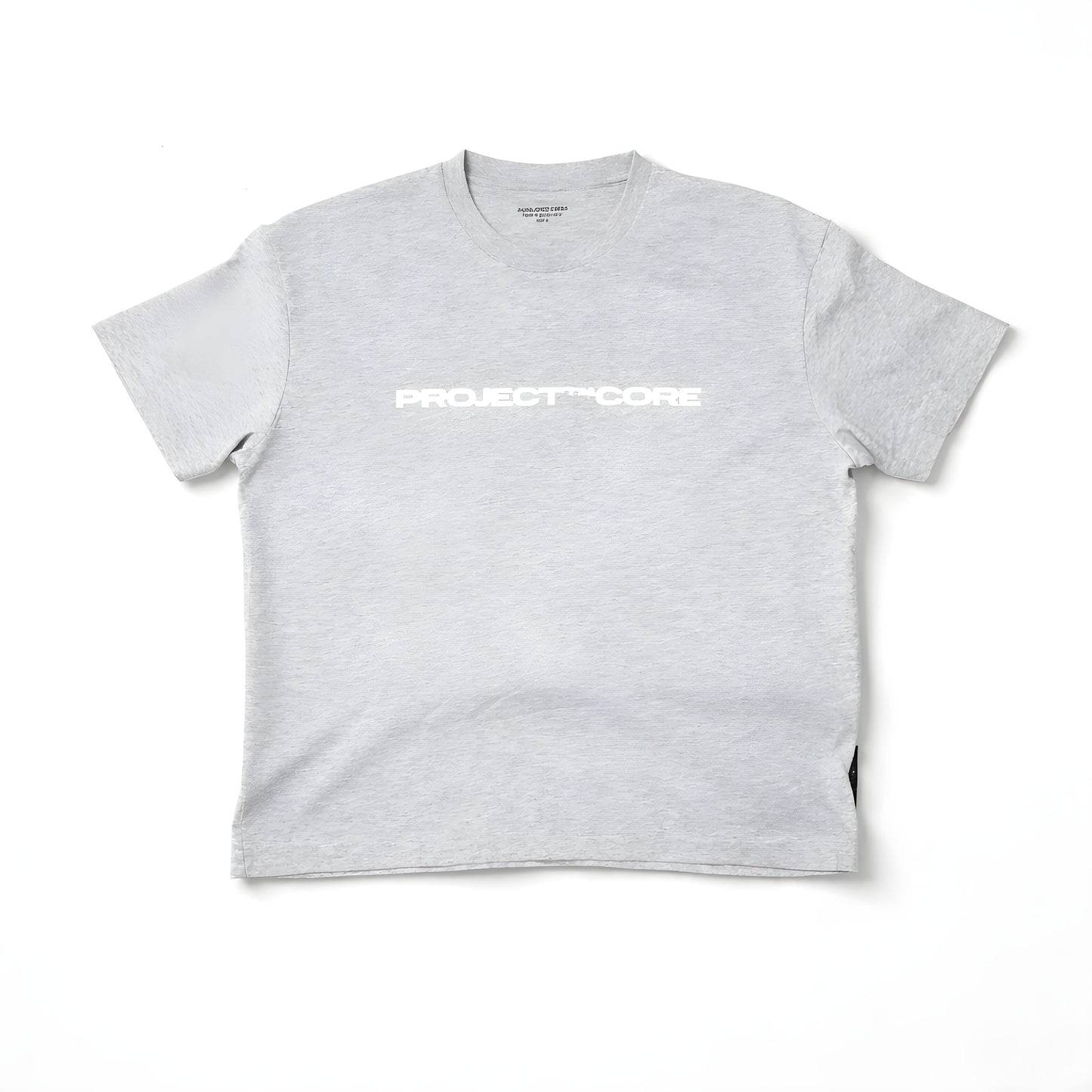 Jack & Jones Project Core Logo T-Shirt — Grey Marl