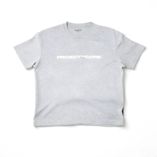 Jack & Jones Project Core Logo T-Shirt — Grey Marl