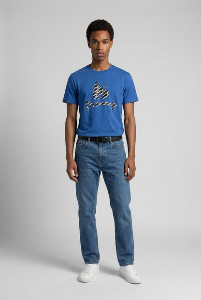 Money®️ Signature Logo Men's T-Shirt - BLUE