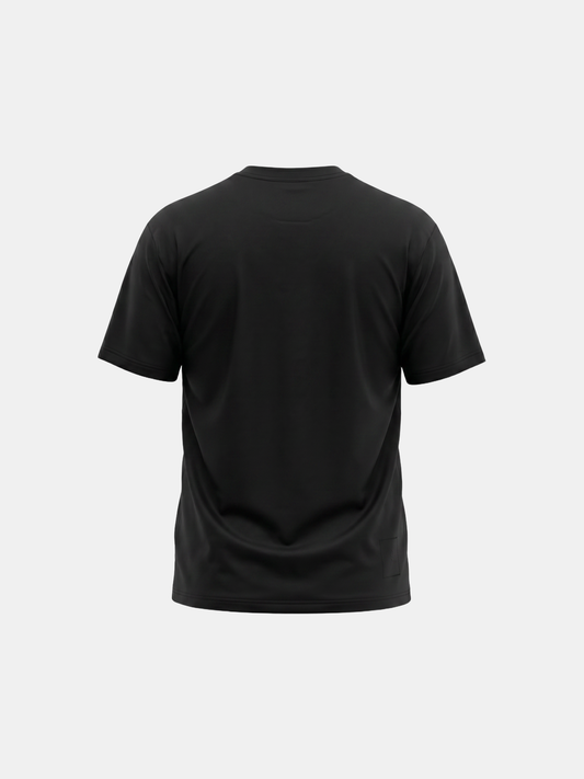 Rose London' Graphic Oversize T-Shirt - Black